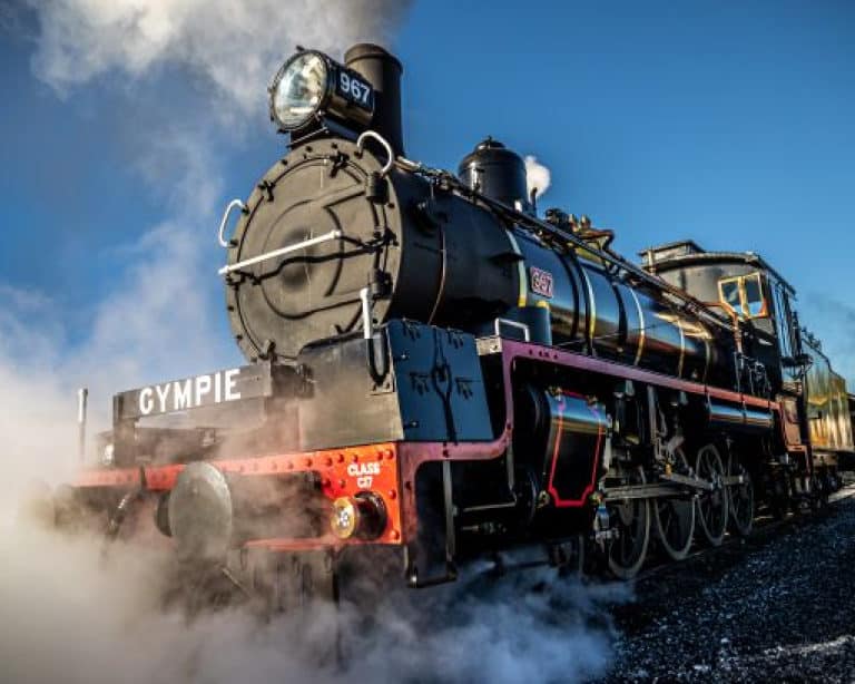 Mary Valley Rattler restored steam train