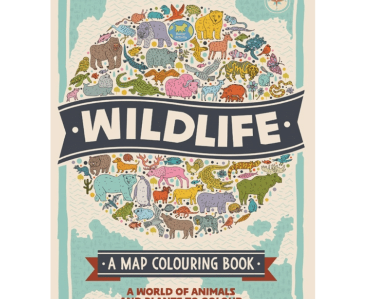 Wildlife A Map Colouring Book