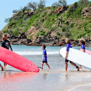 Coolum Surf group surf