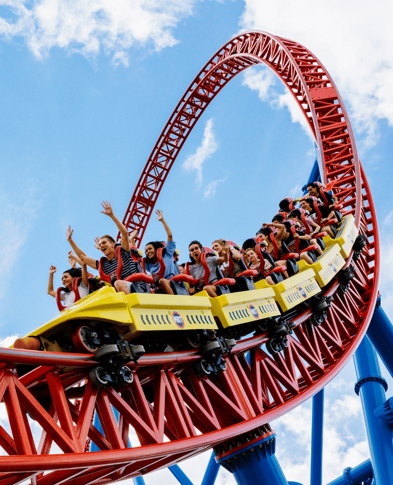 Superman Rollercoaster at Movie World