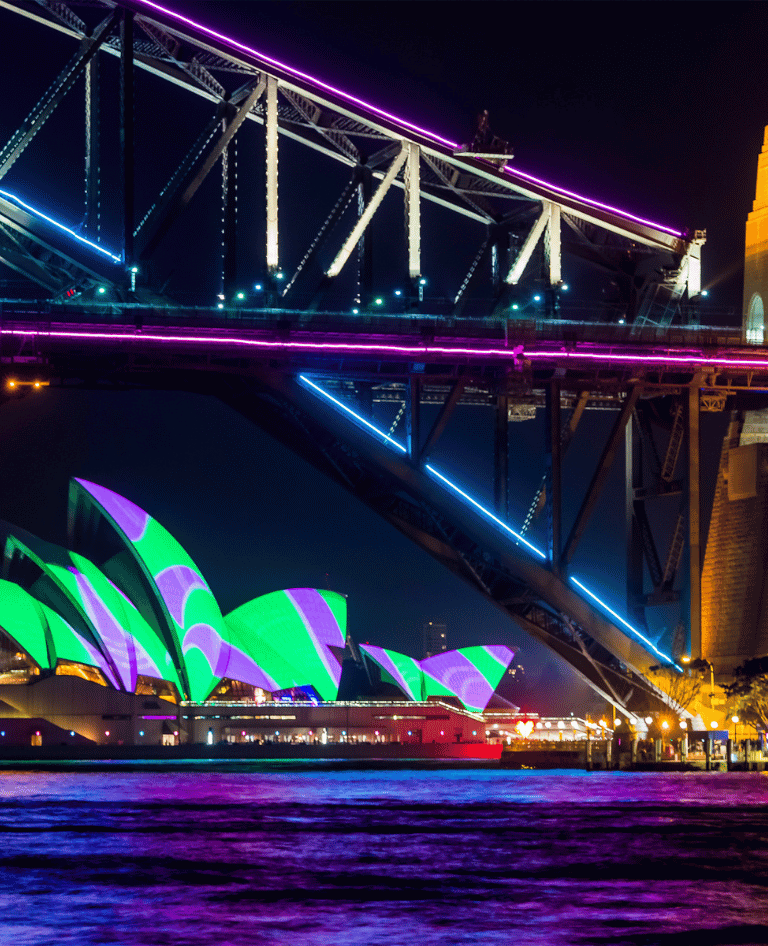 Sydney Harbor - Vivid Sydney