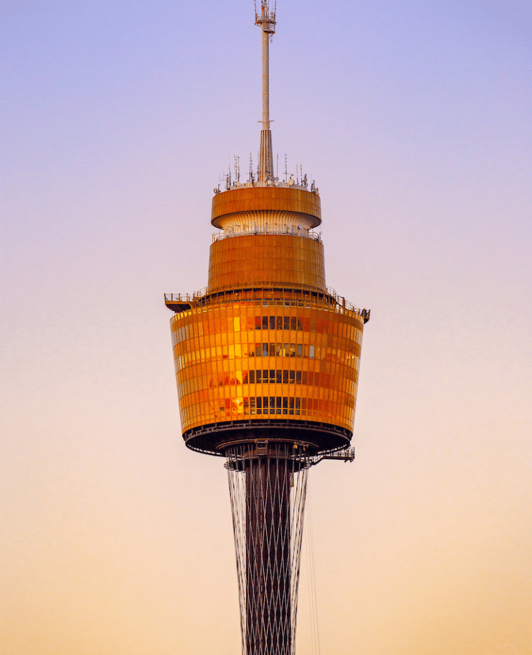 Sydney Tower at Sunset