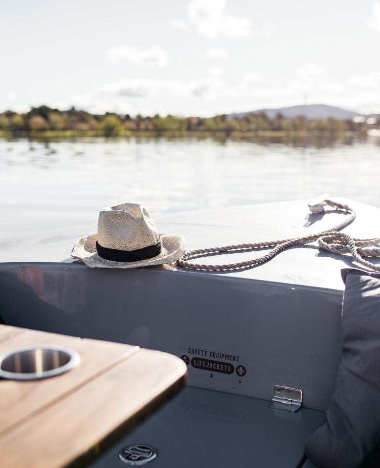 On the boat