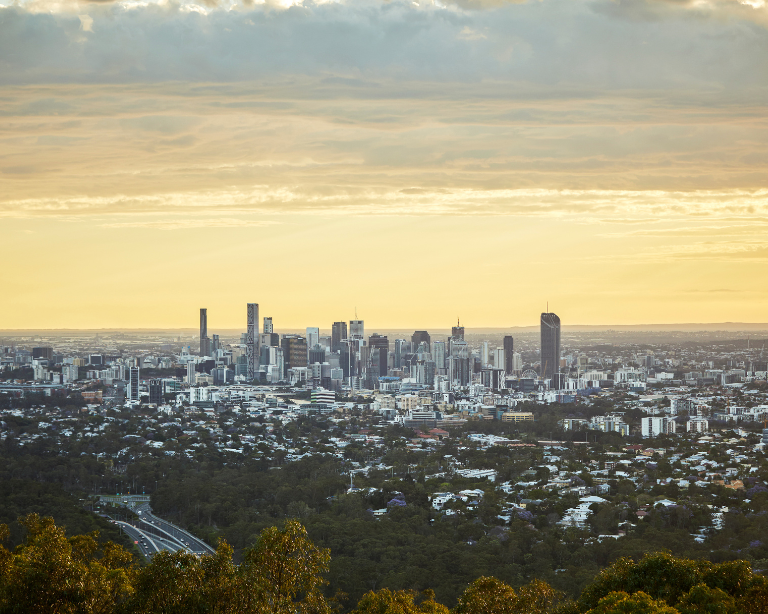 Aeriel View of Brisbane