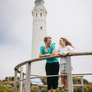 Family visit to Cape Leeuwin Lighthouse