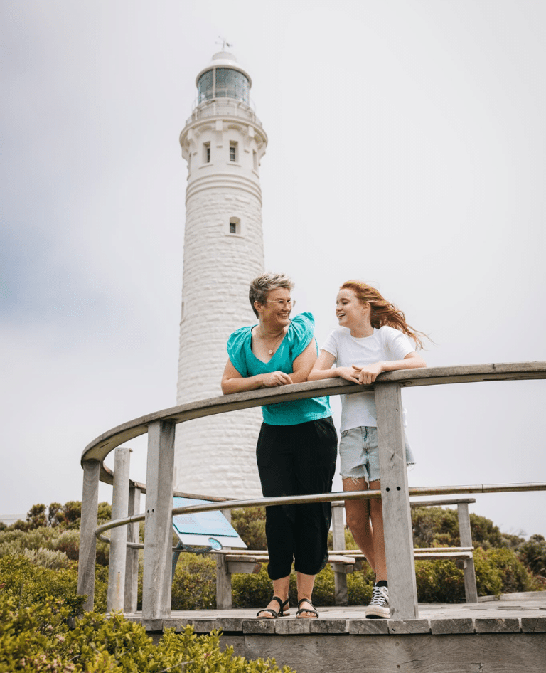 Cape Leeuwin Lighthouse with family
