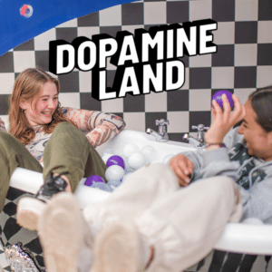 Teens having fun at Dopamine Land