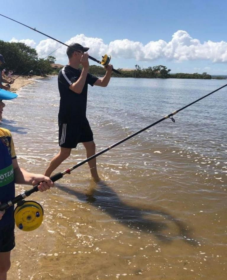 Family fishing