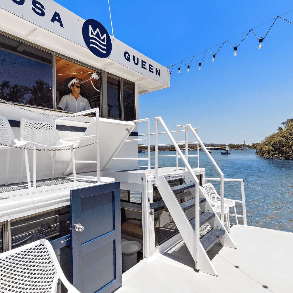 Captain Dan on Noosa Queen