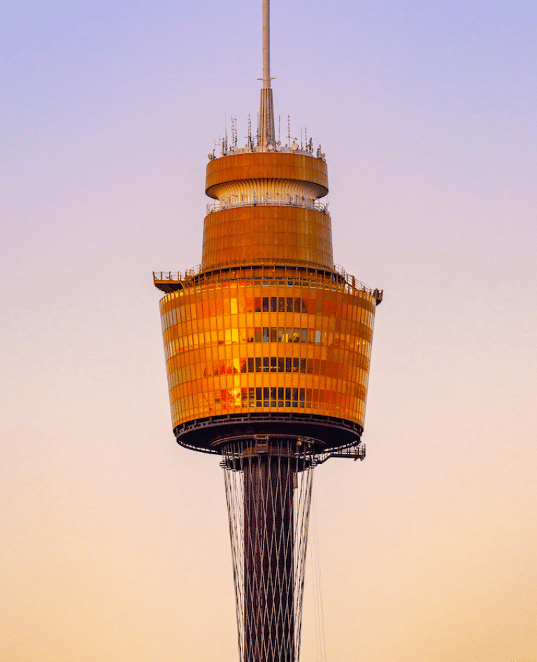 Sydney Tower at Sunset