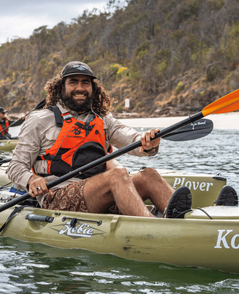 Man in kayak