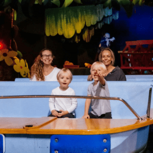 Family on the Overboard Boat